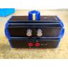 Buy cheap Double action DA83 black body with dark blue caps pneumatic actuator from wholesalers