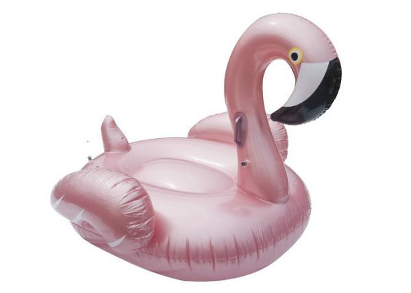 Buy cheap Rose Gold Flamingo Floating Island Inflatable Raft For Swim Pool from wholesalers