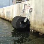 Floating Rubber Cylindrical Fenders And Rubber Bumper For Boat