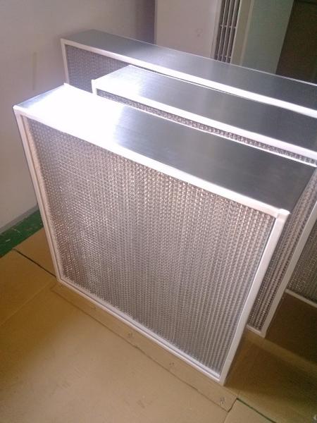 Box Type High Temperature Air Filter , Oven Fan Filter For Food Processing
