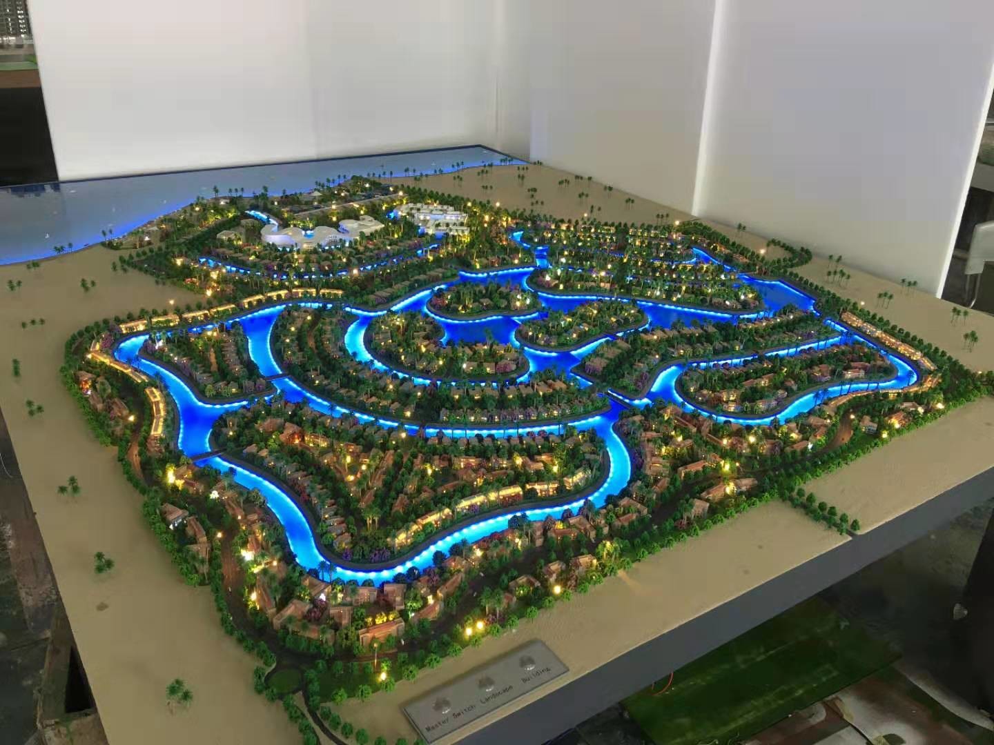 3d home mockup for marketing exhibition , architectural physical scale model
