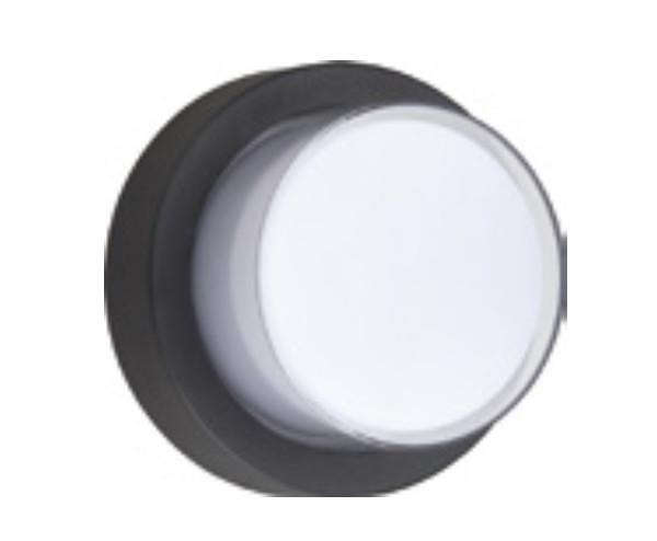 Buy cheap Decorative LED Wall Light Fixture Wall Mounted 12W Circular / Square Black Bulkhead Light from wholesalers