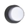 Buy cheap Decorative LED Wall Light Fixture Wall Mounted 12W Circular / Square Black Bulkhead Light from wholesalers