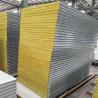 Buy cheap embossing glass wool sandwich panel 1150-50-0.426mm with 35kg for worker camp from wholesalers
