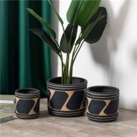 Buy cheap indoor outdoor decoration cylinder matte succulent bonsai pots hotel desktop product