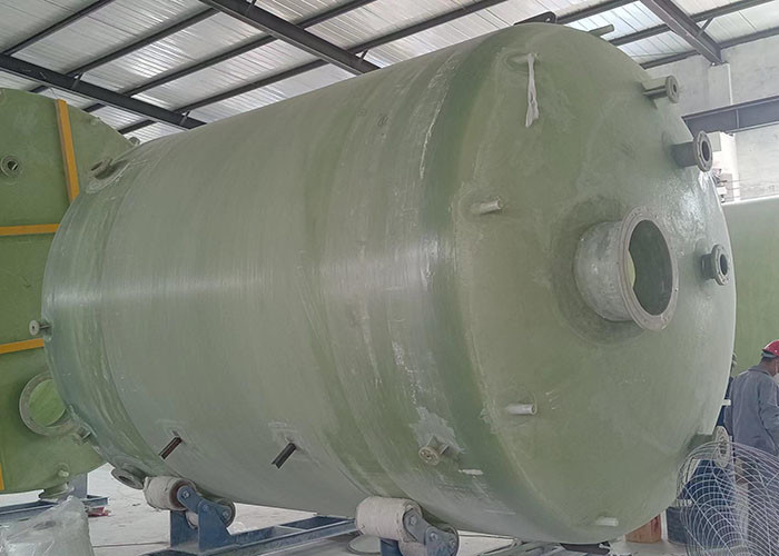 1600mm Antiseptic Frp Water Treatment Tank Cross Wound Cylindrical 11m3