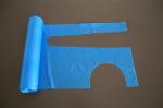 Blue White Disposable Aprons On A Roll , LDPE HDPE Plastic Aprons For Adults