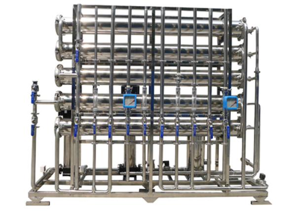 Buy cheap Stainless steel 2 stage RO Water treatment Horizontal for ultra pure water 4 m3 / day 24000GPD from wholesalers