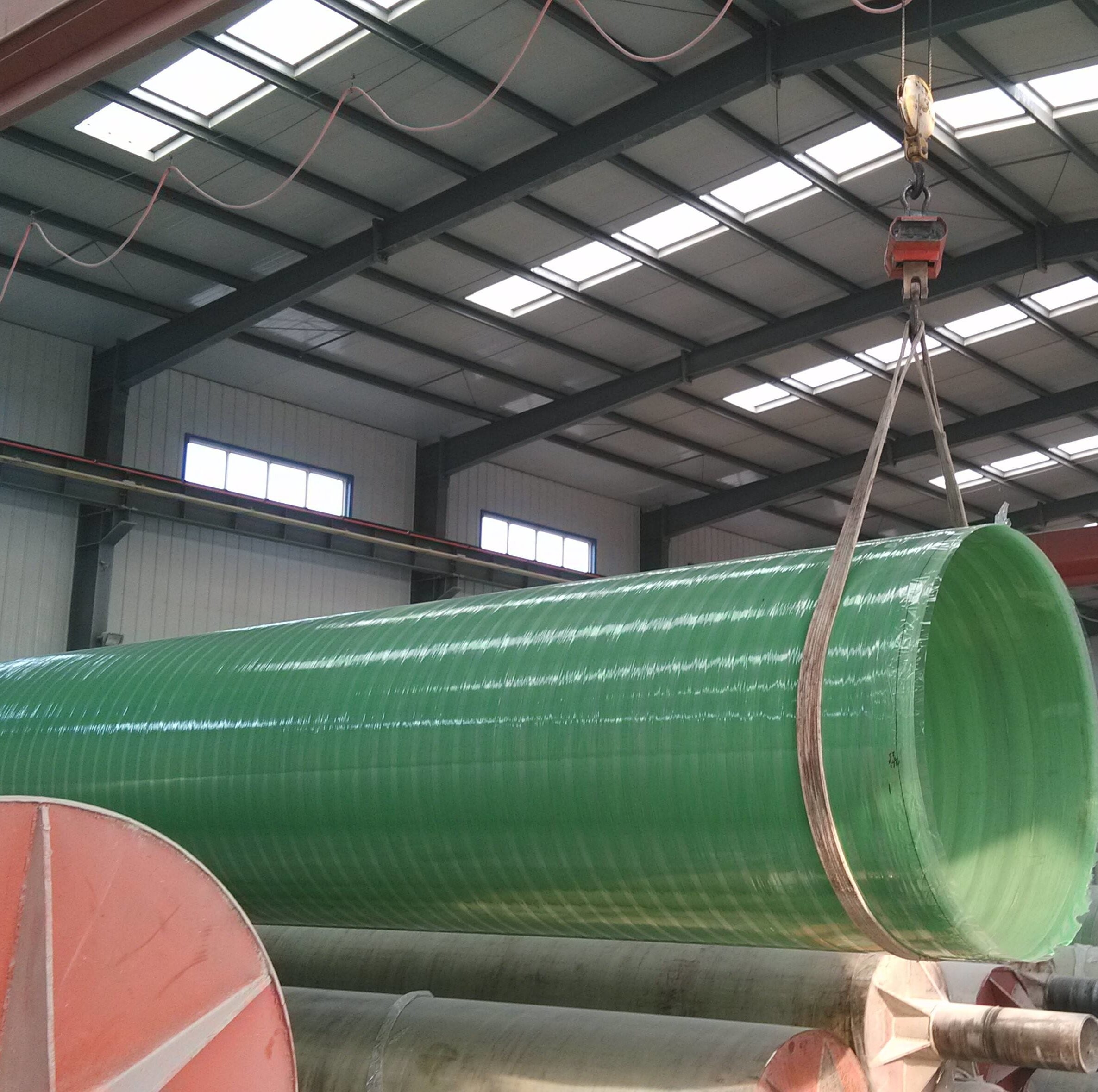 Normal Temperature Lightweight FRP Pipe 12 Meter