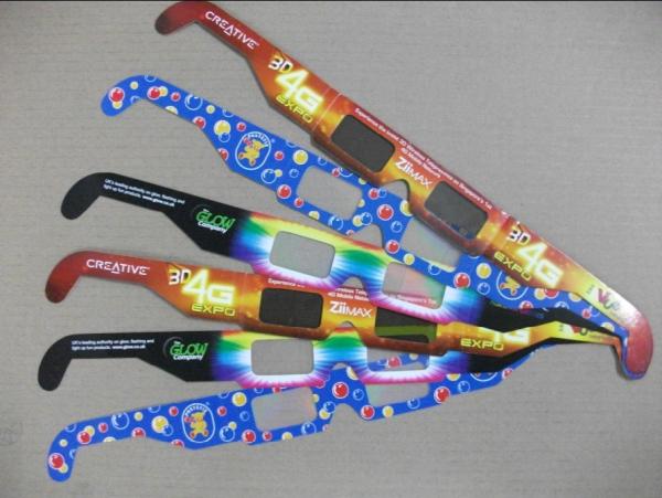 Buy cheap Children Party 3D Fireworks Glasses CMYK Printing Paper Frame from wholesalers