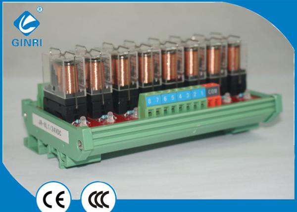 Quality 8 Channel Relay Board / PLC Relay Module DPDT Mitsubishi Amplifier Power for sale