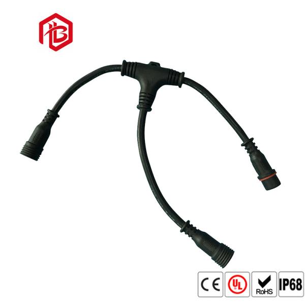 Buy cheap Black Nylon 250V IP67 Multi Pin Connectors Waterproof from wholesalers