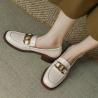 Buy cheap Fashion Black Flat Loafer Shoes With Heels Height 4CM from wholesalers