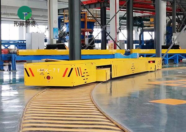 7 Ton Machinery Plant Workpiece Handling S Type Rail Turning Electric Transfer