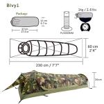 230*60*35CM Outdoor Camping Tents Portable Camo Tunnel Tent for 1-2 People