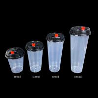 Buy cheap BPA Free PP Disposable Milk Tea Cups 1oz With Lid product