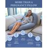 Buy cheap Pharmedoc Pregnancy Pillows, U-Shape Full Body Pillow – Removable Cooling Cover -Dark Grey – Pregnancy Pillows from wholesalers