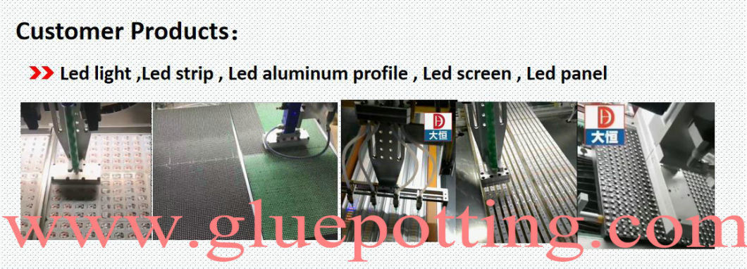 Panoramic Vision SMT Glue Dispenser Filling and Spraying Glue Ab Thermally Dispensing System Glue Dispensing Robot Machine