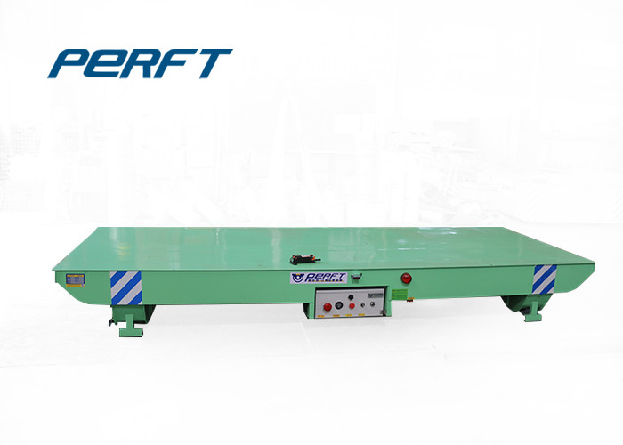 Material Handling Rail Transfer Cart Trailer For Warehouse Coils Transport