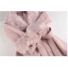 Buy cheap New Design Autumn & Winter Warm Women Pink Long Fur Coats Clothing from wholesalers