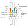Buy cheap Folding Smart Music Lamp Colorful 40W 50W 4 5 Leave Fan Shaped from wholesalers