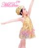 Buy cheap Adult Jazz Dance Wear Full Sequin Halter Neck Dress With Matching Hat from wholesalers