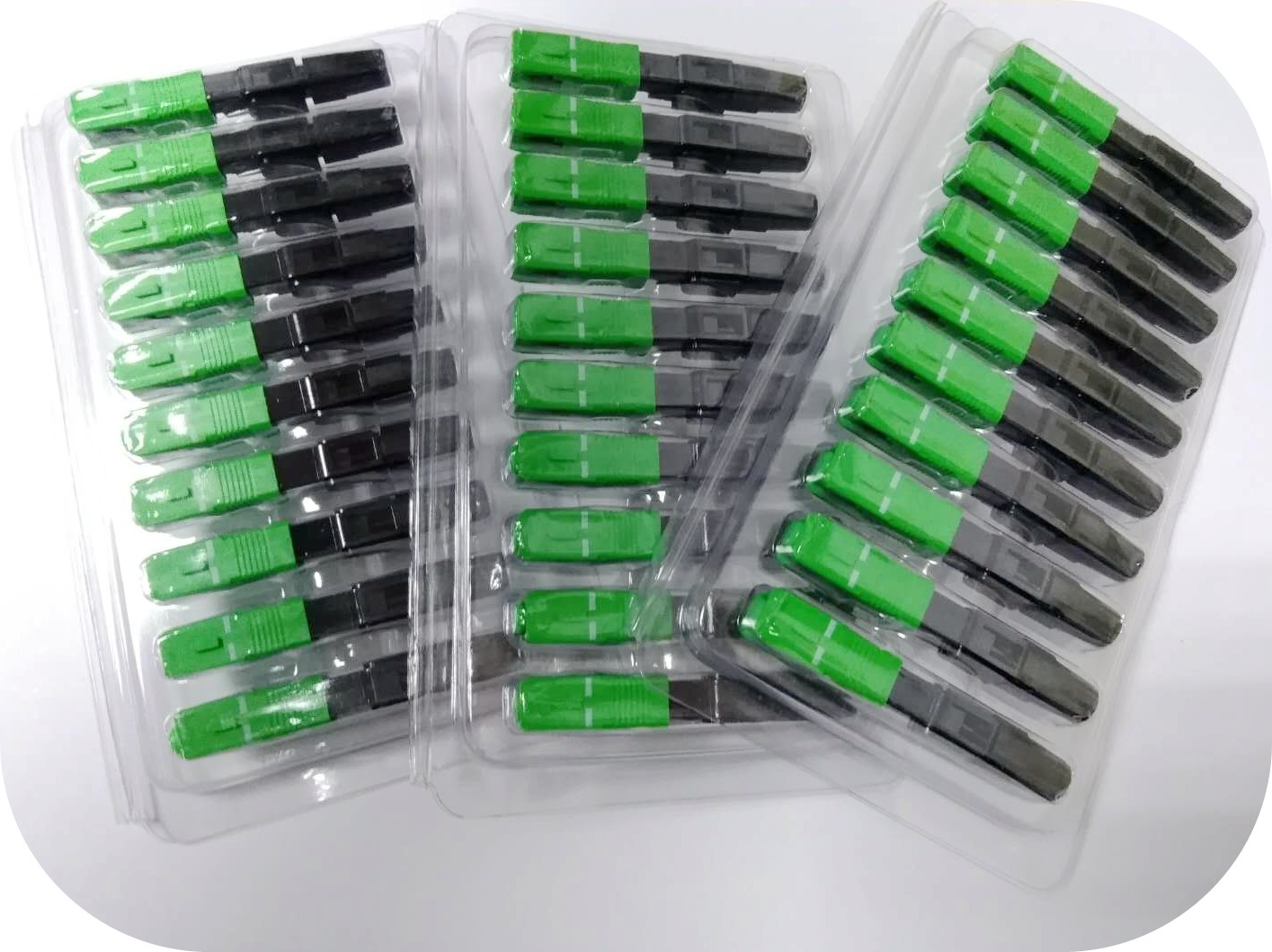 Fiber Fast Connector 60mm , Fusion Splice-on Field Installable Connector High Stability