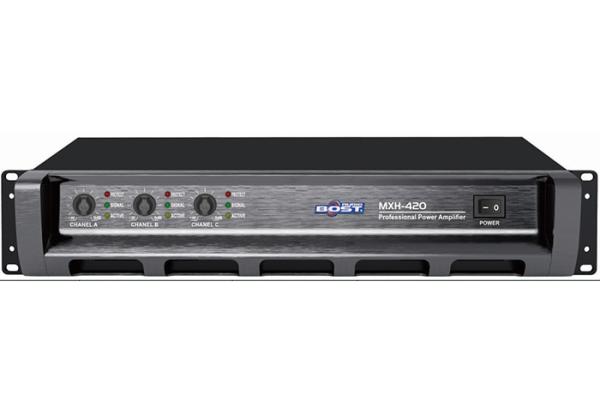 Buy cheap 3 channel 400W high power professional amplifier MXH-420 from wholesalers
