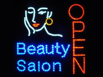 Buy cheap 530x450mm customised logo colorful led OPEN sign for store from wholesalers