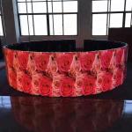 Full color 360 Degree Cylinder LED Display Outdoor Column curve Screen