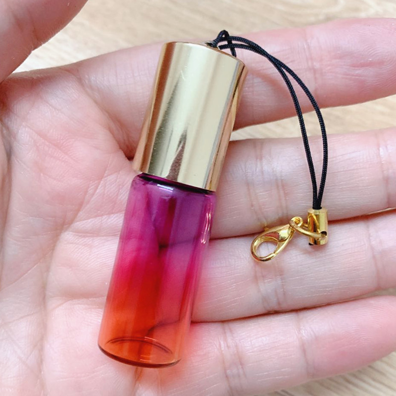 Colorful Cosmetic Packaging 10ml 15ml Glass Ball Bottles