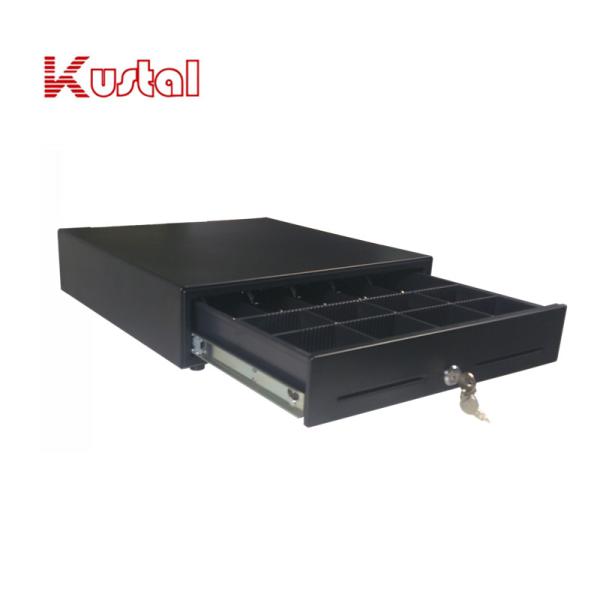 Buy cheap 410 mm SGCC SPCC SECC ABS HIPS Black Ball Bearing Slide Pos Cash Drawer from wholesalers