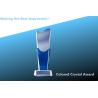 Buy cheap coloured crystal award/crystal tower award/crystal 3D/3D crystal award/3d LASER crystal from wholesalers