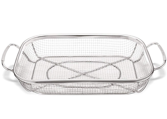 ISO9001 Approve Multipurpose BBQ Veggie Grill Basket For Kitchen