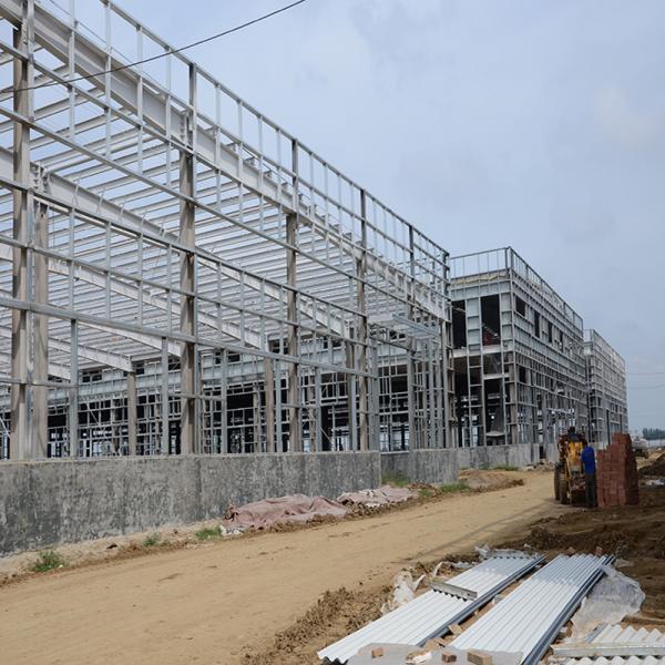 Buy cheap Customizable Steel Structure Factory Prefabricated Steel Frame Plant With Bolt Connection from wholesalers