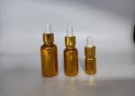 10ml 15ml 30ml Amber Glass Cosmetic Bottles Essential Oil Glass Dropper