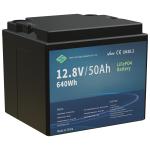 Screw Terminal 12V LiFePO4 Lithium Battery 640WH IP65 For Boat