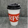 Buy cheap Coffee Paper Cup Sleeve Custom Logo With Food Grade Corrugated Kraft Paper from wholesalers