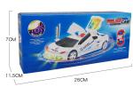 OEM Electric 360 Rotation Police Car Vehicle LED Music Kids Educational Toys