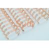 Buy cheap Electroplated Rose Gold 1/2" Twin Loop Binding Wire from wholesalers