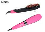 100-240V Home Hair Straightener , Flat Iron Hair Straightener Brush Comb