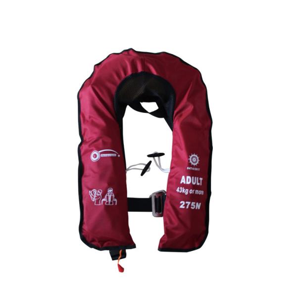 Buy cheap Self Inflating Water Activated Life Vest 100MM Freeboard Threee Years Validity from wholesalers