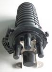 Black Water Proof Fiber Optic Splice Closure Dome Type Fiber Splice Enclosure