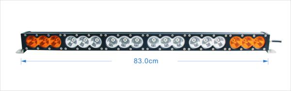 Buy cheap Single Row Off Road Light Bars For Trucks , White / Amber Truck Roof Light Bar from wholesalers