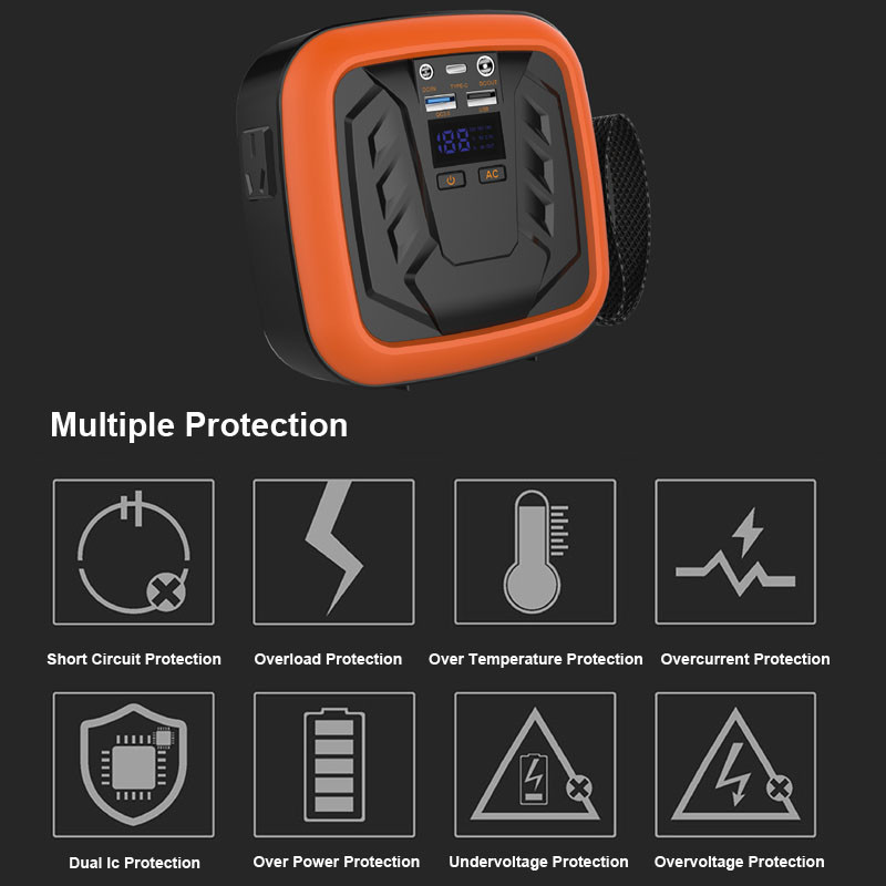 20000mAh 80W Outdoor Power Charger Station For Travel Camping