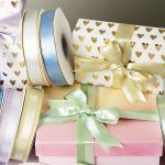 High end gift box, flower packaging box, cake box, ribbon, colorful ribbon,