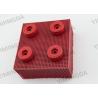 Buy cheap Red 90 * 95 Mm Auto Cutter Nylon Bristle For VT5000 / 7000 Cutter from wholesalers