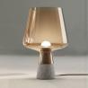 Buy cheap Cement Table Lamp Modern Glass Table Lamps For Living Room Bedroom Study Desk Light(WH-MTB-12) from wholesalers