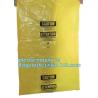 Buy cheap PE asbestos yard waste bags, Durable Black Large 6 Mil Jumbo Disposal Asbestos Waste Plastic Bags, bagplastics, bagease from wholesalers