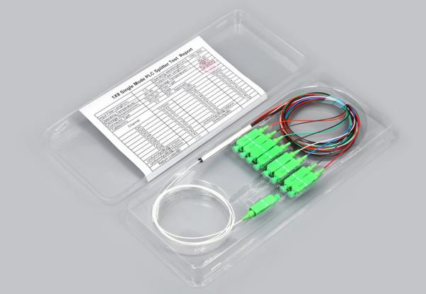 Buy cheap Single Mode SC UPC/APC Fiber Optic PLC Splitter Steel Tube from wholesalers